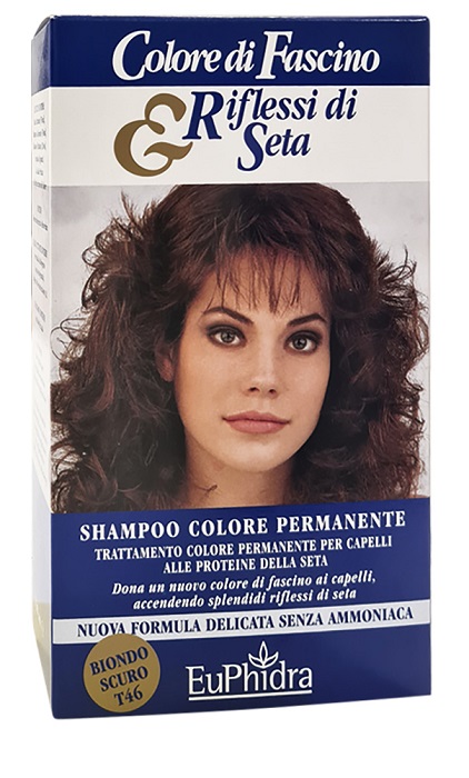 EUPHIDRA COLORE DI FASCINO & RIFLESSI DI SETA SHAMPOO COLORE PERMANENTE 46 BIONDO SCURO 120 ML - UniversoFarmacie.it