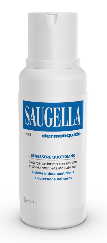 SAUGELLA DERMOLIQUIDO PH 3,5 DETERGENTE INTIMO BENESSERE QUOTIDIANO 250 ML - UniversoFarmacie.it
