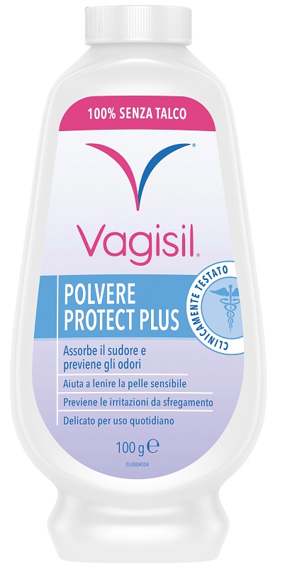 VAGISIL POLVERE PROTECT PLUS IGIENE FEMMINILE 100 G - UniversoFarmacie.it