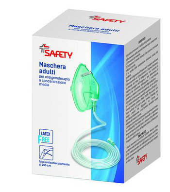 MASCHERA PER OSSIGENOTERAPIA CON TUBO 200CM - UniversoFarmacie.it