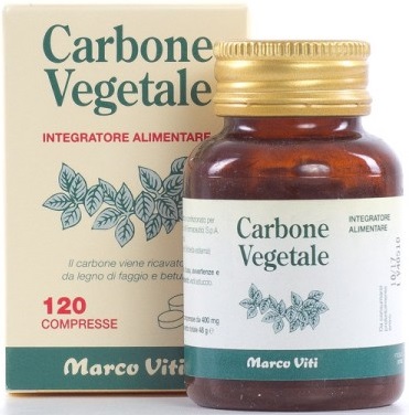 CARBONE VEGETALE 120 COMPRESSE - UniversoFarmacie.it