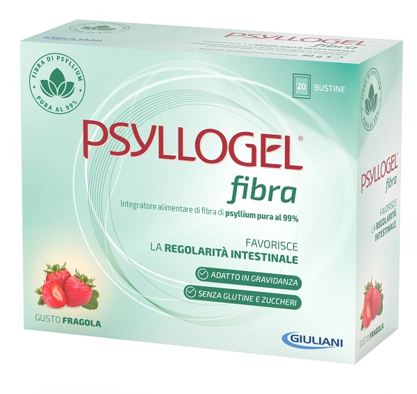 PSYLLOGEL FIBRA FRAGOLA 20 BUSTINE - UniversoFarmacie.it