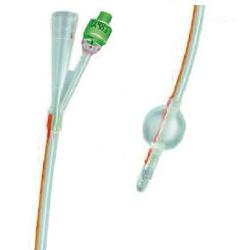 CATETERE FOLEY IN SILICONE TRASPARENTE A 2 VIE CON PALLONCINO 5-10ML DIAMETRO CH18 6,00MM LUNGHEZZA 40CM - UniversoFarmacie.it