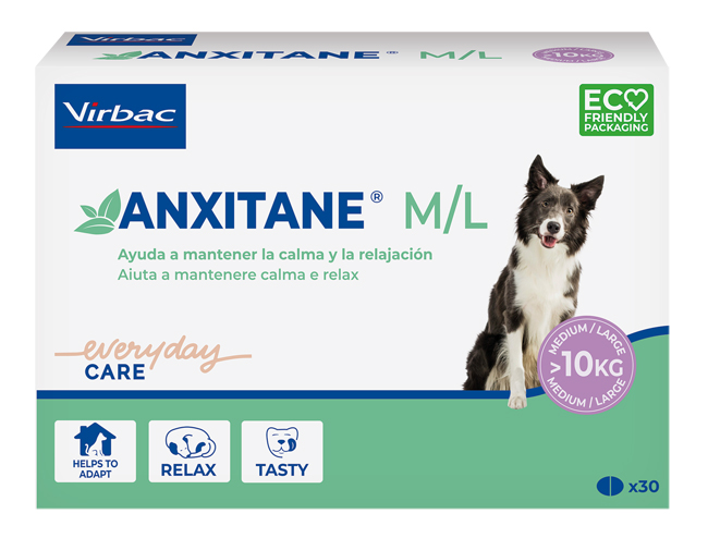 ANXITANE M/L SUPPLEMENTO NUTRIZIONALE SCATOLA 30 COMPRESSE APPETIBILI - UniversoFarmacie.it