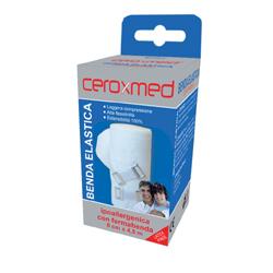 BENDA ELASTICA CEROXMED 6X450 CM CON GANCIO 1 PEZZO - UniversoFarmacie.it