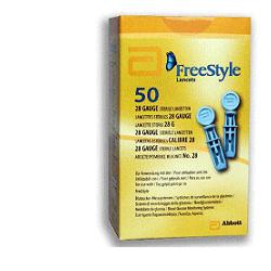 LANCETTE PUNGIDITO FREESTYLE GAUGE 28 50 PEZZI - UniversoFarmacie.it