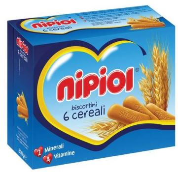 NIPIOL BISCOTTINI 6 CEREALI 800 G - UniversoFarmacie.it