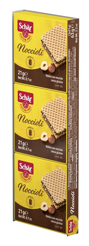 SCHAR NOCCIOLI' WAFERS CON NOCCIOLE 3 PEZZI DA 21 G - UniversoFarmacie.it