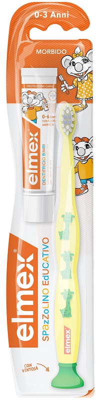 ELMEX SPAZZOLINO BIMBI EDUCATIVO NEW 0-3 ANNI - UniversoFarmacie.it