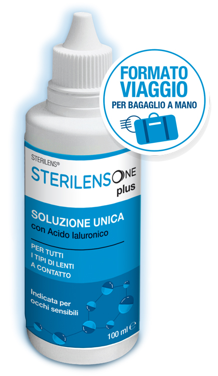 SOLUZIONE UNICA STERILENS ONE PLUS CON ACIDO IALURONICO 100 ML - UniversoFarmacie.it