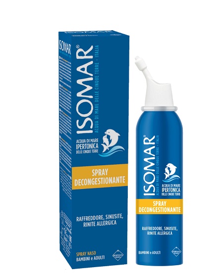 ISOMAR NASO CHIUSO SOLUZIONE ACQUA DI MARE IPERTONICA PER DECONGESTIONE NASO CHIUSO 50 ML - UniversoFarmacie.it