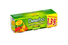 DIETERBA OMOGENEIZZATO FRUTTA MISTA 3 PEZZI 80 G - UniversoFarmacie.it