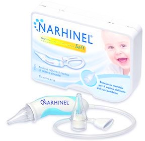 ASPIRATORE NASALE NARHINEL SOFT 1 PEZZO + 2 RICAMBI - UniversoFarmacie.it