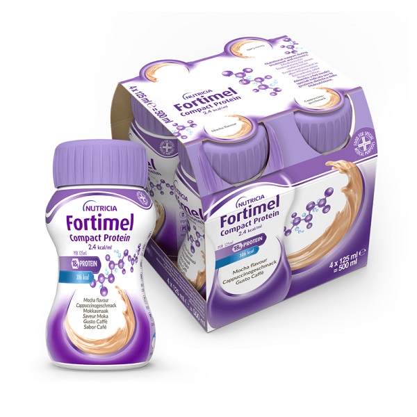 FORTIMEL COMPACT PROTEIN CAFFE' 4 BOTTIGLIE DA 125 ML - UniversoFarmacie.it