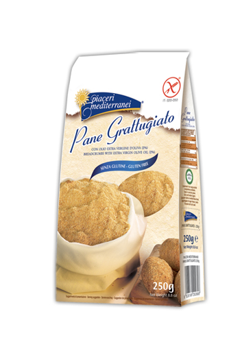 PIACERI MEDITERRANEI PANE GRATTUGGIATO SENZA GLUTINE 250 G - UniversoFarmacie.it
