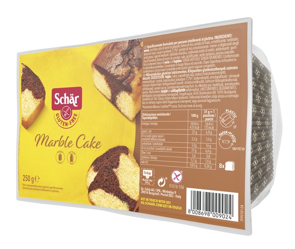 SCHAR MARBLE CAKE SENZA LATTOSIO 250 G - UniversoFarmacie.it
