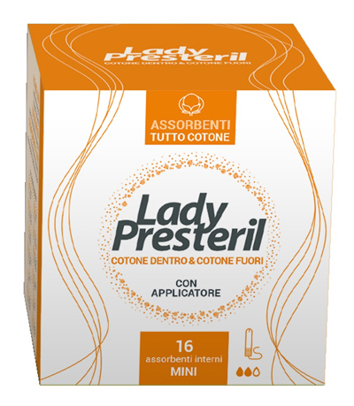LADY PRESTERIL ASSORBENTI INTERNI MINI 16 PEZZI - UniversoFarmacie.it