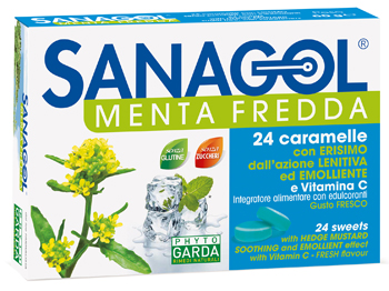 SANAGOL MENTA FREDDA 24 CARAMELLE - UniversoFarmacie.it