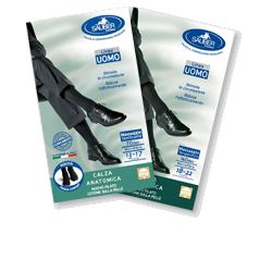 CALZA UOMO COTONE 140 DENARI MEDIA BLU - UniversoFarmacie.it