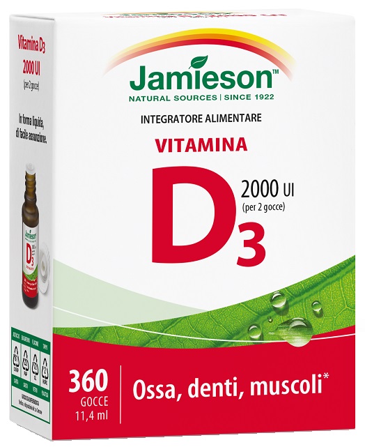 JAMIESON VITAMINA D GOCCE 11,4 ML - UniversoFarmacie.it