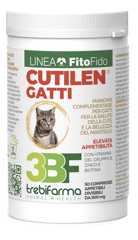 CUTILEN GATTI 50 COMPRESSE BARATTOLO 25 G - UniversoFarmacie.it
