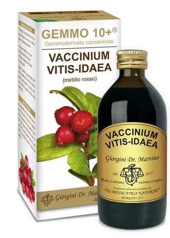 GEMMO 10+ MIRTILLO ROSSO LIQUIDO ANALCOLICO 200 ML - UniversoFarmacie.it