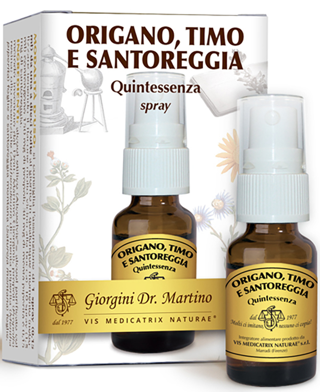 ORIGANO TIMO SANTOREGGIA QUINTESSENZA SPRAY 15 ML - UniversoFarmacie.it
