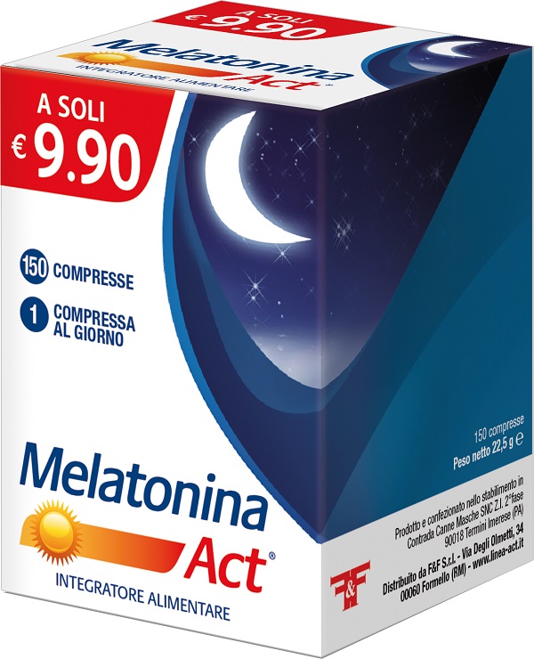 MELATONINA ACT 150 COMPRESSE - UniversoFarmacie.it