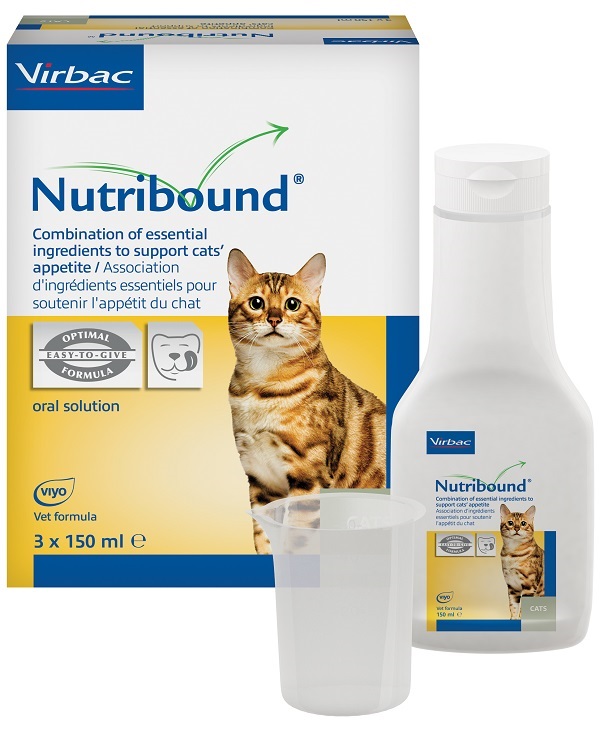NUTRIBOUND SOLUZIONE ORALE APPETIBILE PER GATTO 3 FLACONI DA 150 ML - UniversoFarmacie.it
