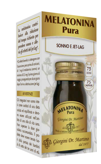 MELATONINA PURA 75 PASTIGLIE - UniversoFarmacie.it