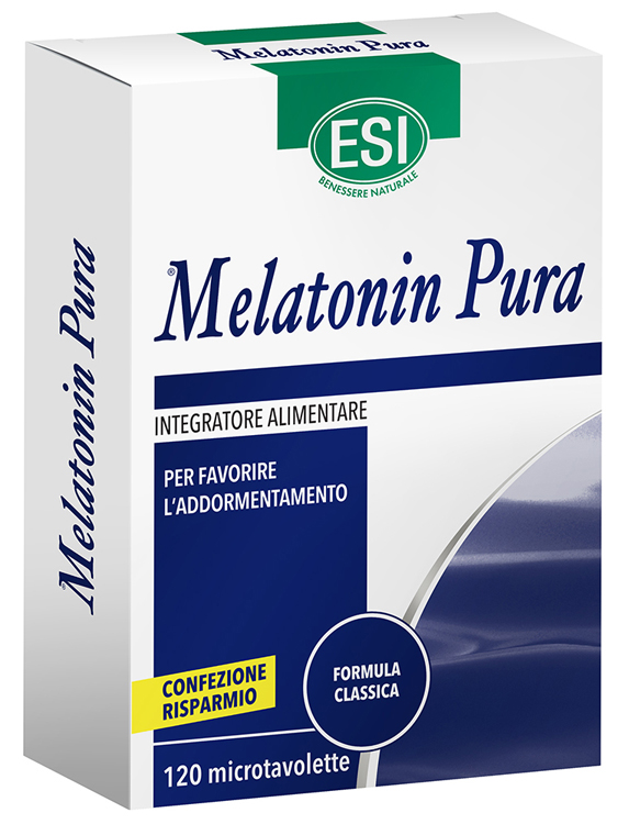 ESI MELATONIN PURA 120 MICROTAVOLETTE - UniversoFarmacie.it