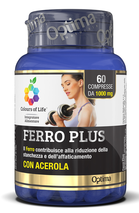 COLOURS OF LIFE FERRO PLUS 60 COMPRESSE 1000 MG - UniversoFarmacie.it