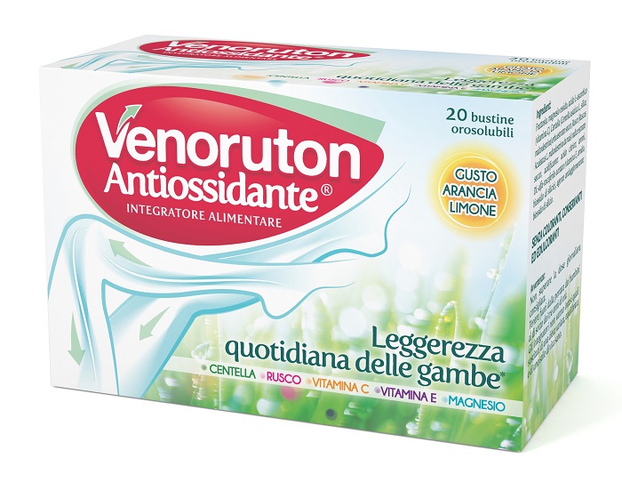 VENORUTON ANTIOSSIDANTE 20 BUSTINE OROSOLUBILI MONODOSE - UniversoFarmacie.it