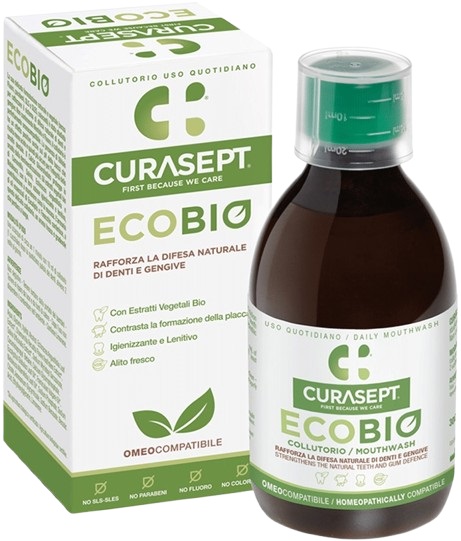 CURASEPT COLLUTORIO ECOBIO 300 ML PHARMADENT - UniversoFarmacie.it