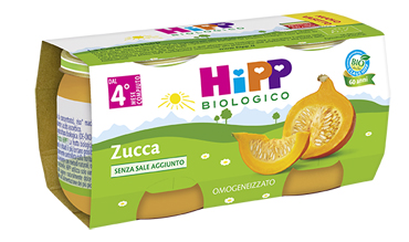 HIPP BIO HIPP BIO OMOGENEIZZATO ZUCCA 2X80 G - UniversoFarmacie.it