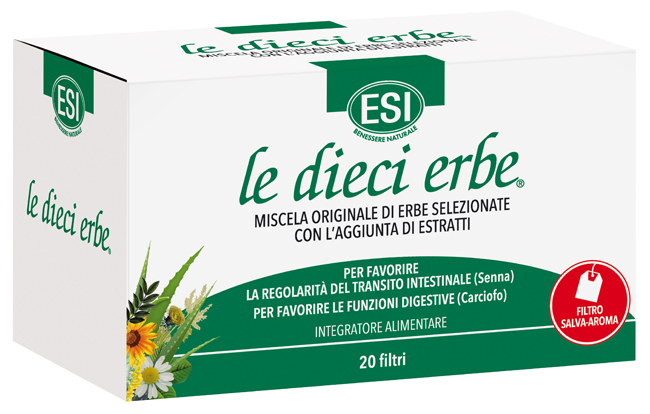 ESI LE DIECI ERBE TISANA 20 FILTRI - UniversoFarmacie.it