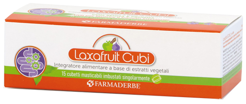 LAXAFRUIT 15 CUBETTI MASTICABILI 150 G - UniversoFarmacie.it