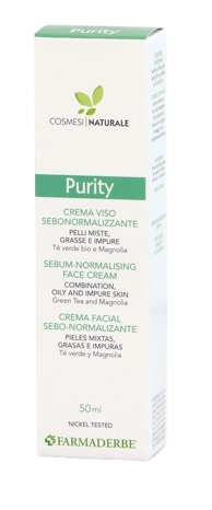 PURITY CREMA VISO SEBONORMALIZZANTE 50 ML - UniversoFarmacie.it