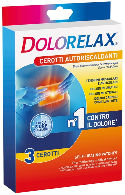 DOLORELAX CEROTTO EFFETTO CALDO 3 PEZZI - UniversoFarmacie.it