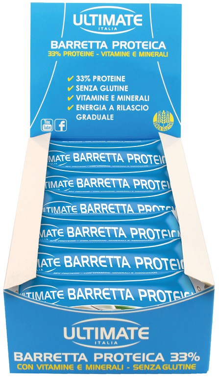 ULTIMATE BARRETTA PROTEICA GUSTO COCCO 24 PEZZI - UniversoFarmacie.it