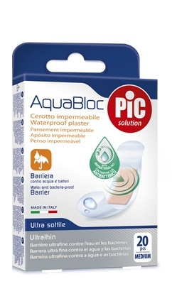 CEROTTO PIC AQUABLOC 19X72MM ANTIBATTERICO 20 PEZZI - UniversoFarmacie.it