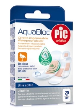 CEROTTO PIC AQUABLOC MIX ANTIBATTERICO 20 PEZZI - UniversoFarmacie.it