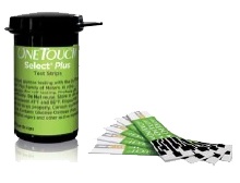 STRISCE MISURAZIONE GLICEMIA ONETOUCH SELECT PLUS 25 STRISCE - UniversoFarmacie.it