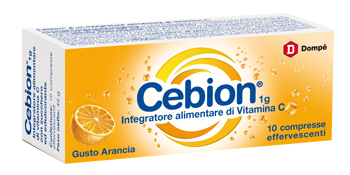 CEBION EFFERVESCENTI VITAMINA C ARANCIA 10 COMPRESSE - UniversoFarmacie.it