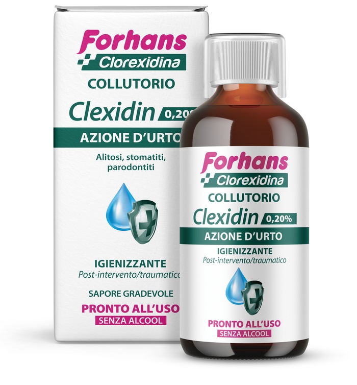FORHANS CLEXIDIN 0,20 SENZA ALCOOL 200 ML - UniversoFarmacie.it