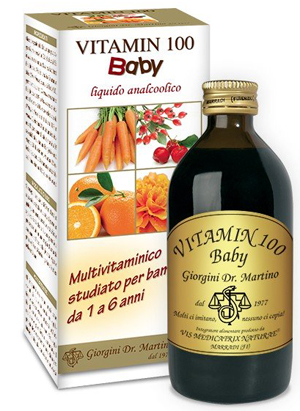 VITAMIN 100 BABY LIQUIDO ANALCOLICO 200 ML - UniversoFarmacie.it
