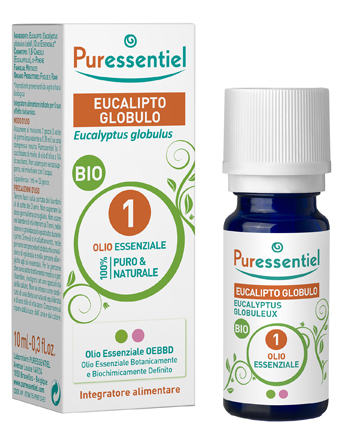 PURESSENTIEL EUCALIPTO GLOBULO OLIO ESSENZIALE BIO 10 ML - UniversoFarmacie.it