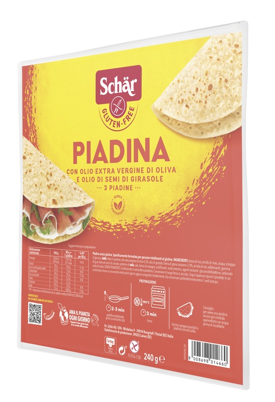 SCHAR PIADINA 3 PEZZI DA 80 G - UniversoFarmacie.it