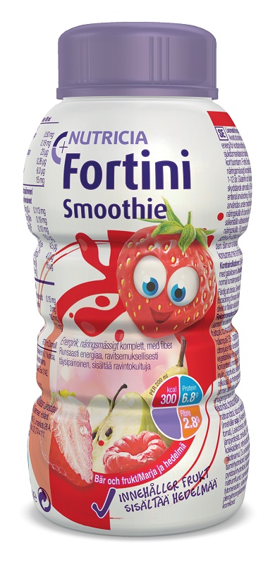 FORTINI SMOOTHIE MULTI FIBRE GUSTO FRUTTI ROSSI 200 ML - UniversoFarmacie.it