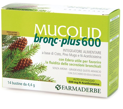 MUCOLID BRONC PLUS 600 14 BUSTINE - UniversoFarmacie.it